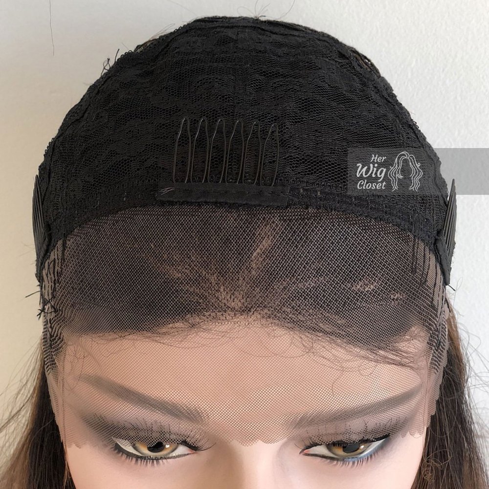 24" Loose Wave Copper Lace Wig | Shantell - Picture 8 of 11